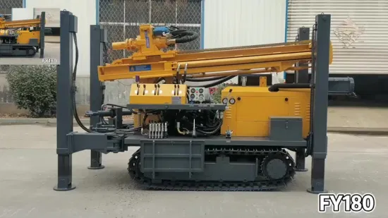 Small Portable Diesel Crawler Mobile Hydraulic Rotary Mine Rock Core DTH Diamond Bit Hammer Trailer Deep Borehole Ground Water Well Drill Machine Drilling Rig