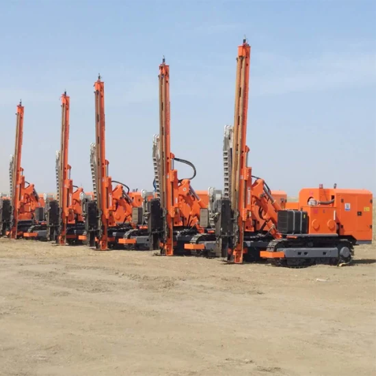 Photovoltaic Solar Machine Solar Pile Driver Equipment Drilling Rig